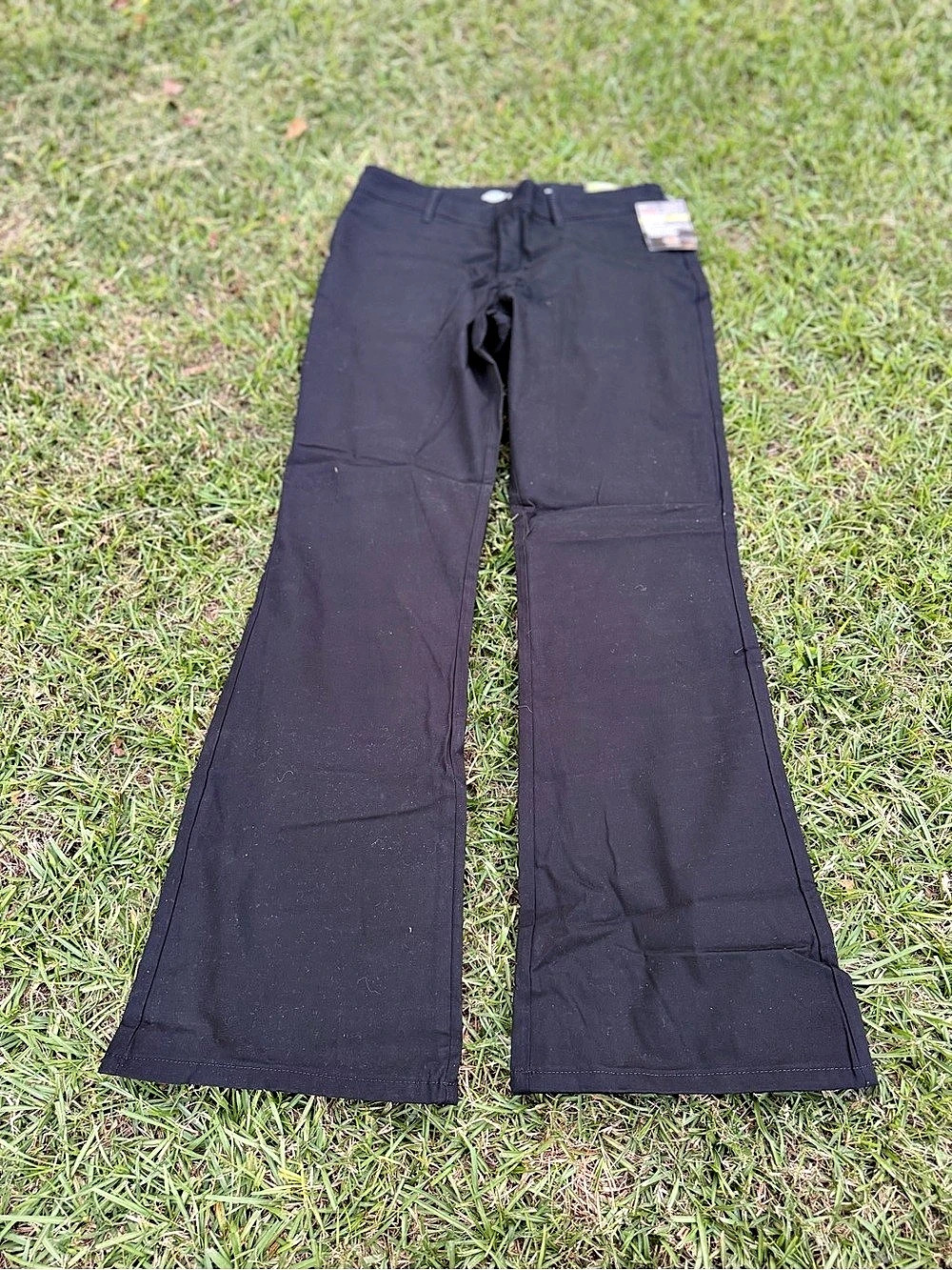 Dickies Performance Flex Utility Flare Pants Black Flare Pants Size 12L NWT